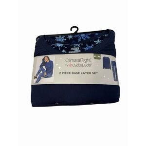 climate right womens 2 piece pajama set size XL long sleeve top lounge pants